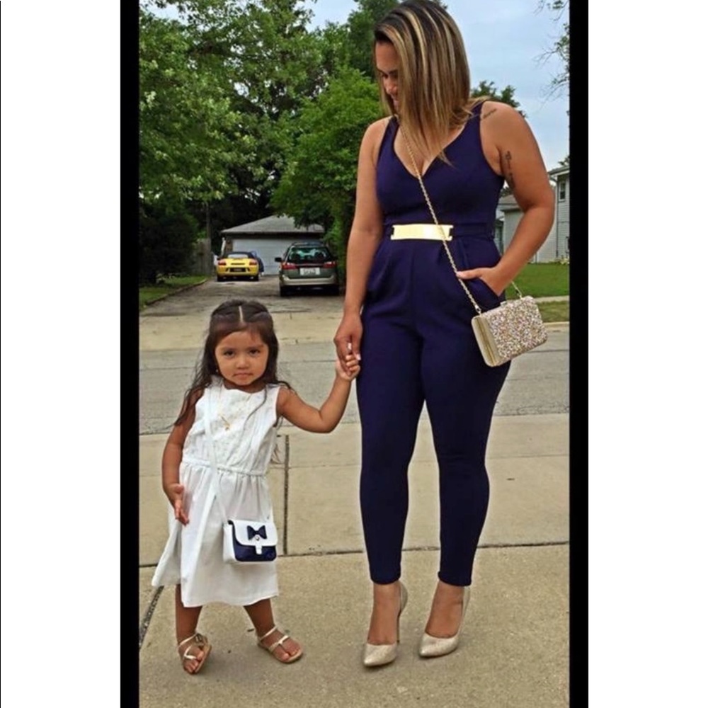 Navy Blue romper